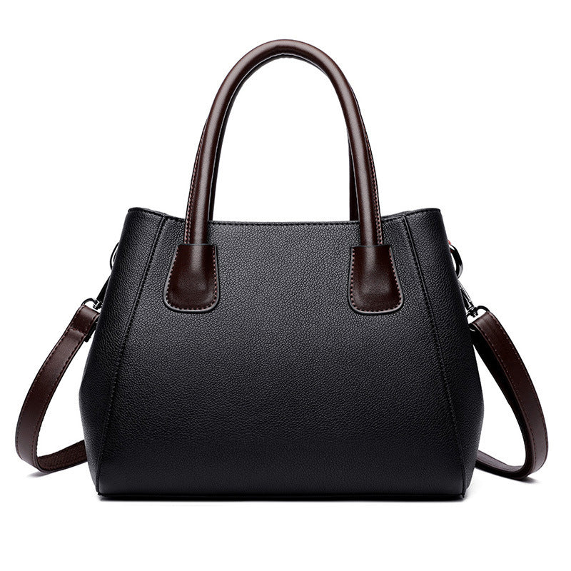 Soft Leather Large Shoulder Bag