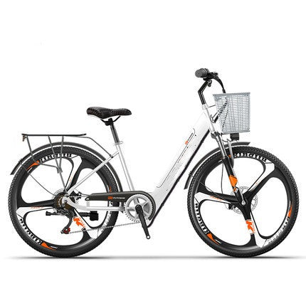 26-Inch Long-Range Lithium-Ion Electric Bicycle – 350W Brushless Motor