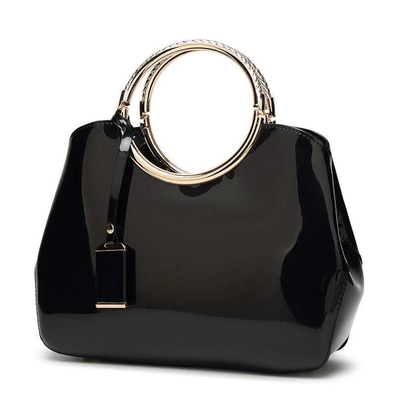 High-Quality Patent Leather Women's Bag