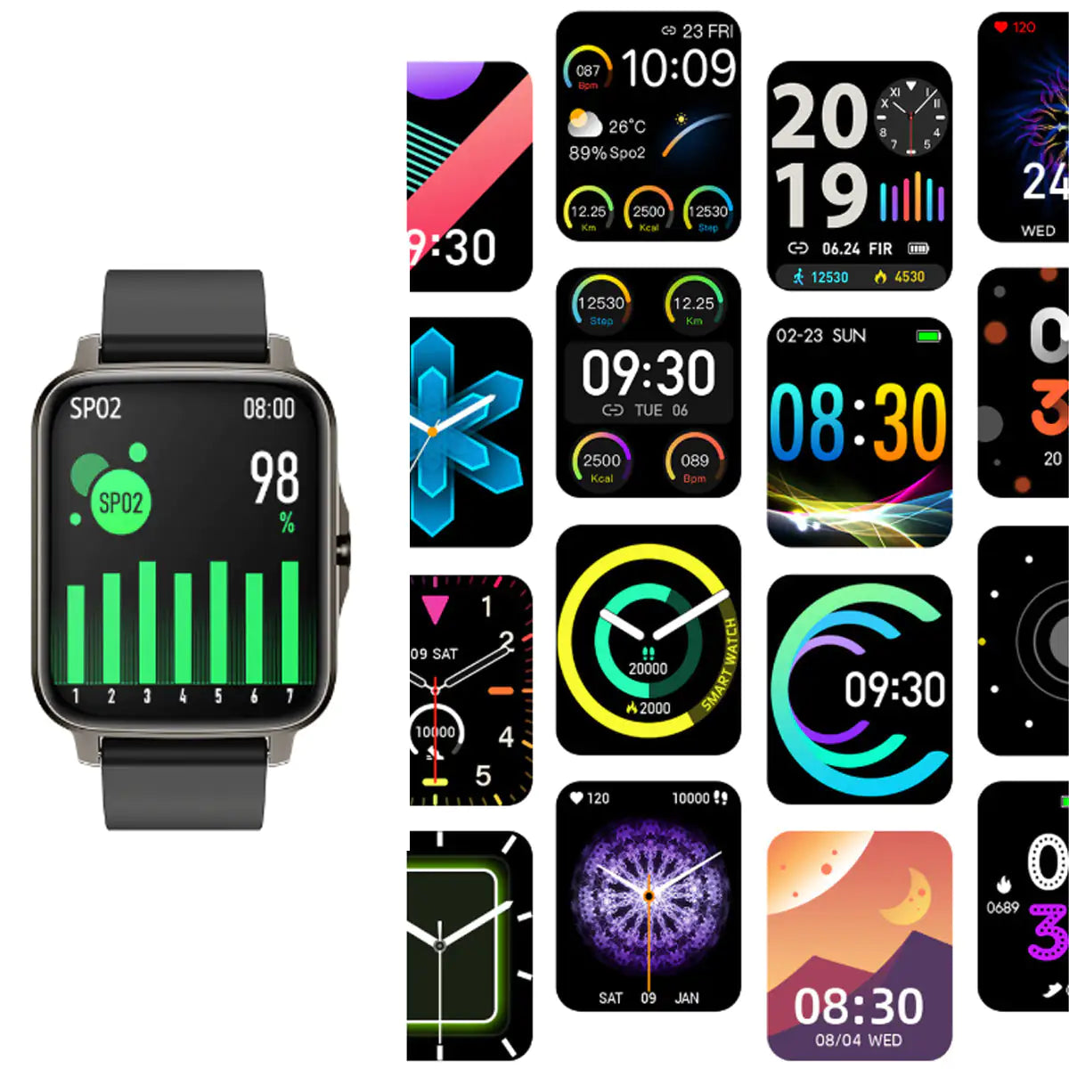 Lifestyle Smartwatch – Heart Health Monitor, Fitness Tracker & More