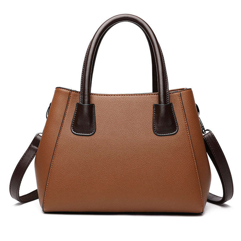 Soft Leather Large Shoulder Bag