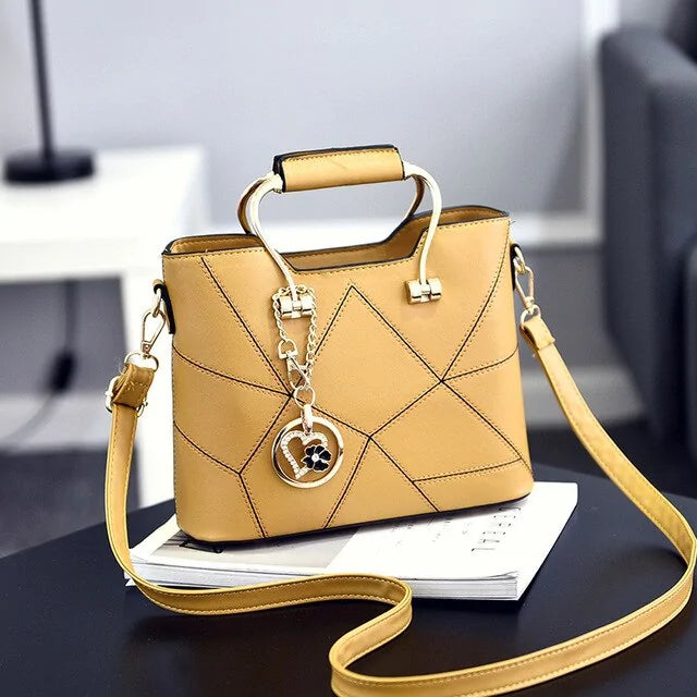 Luxury Geometric Messenger Bag