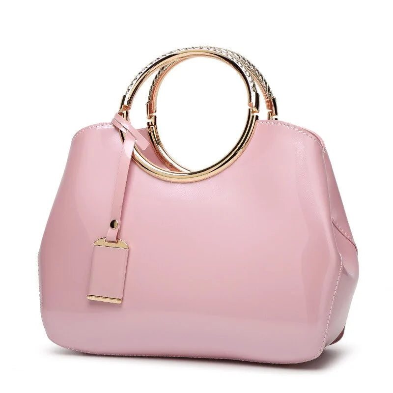 High-Quality Patent Leather Women's Bag