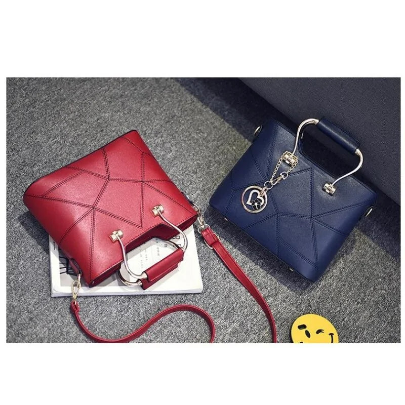Luxury Geometric Messenger Bag