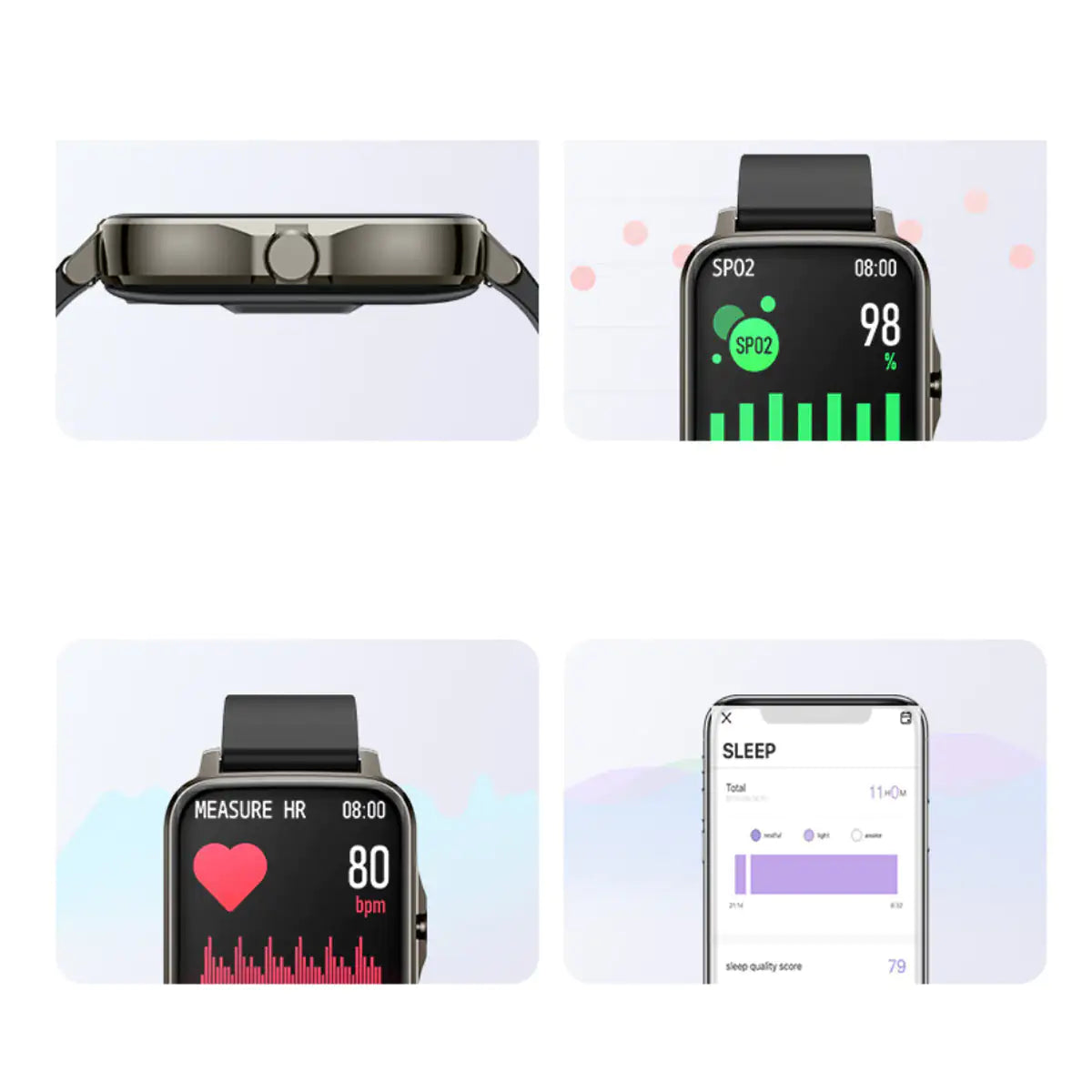 Lifestyle Smartwatch – Heart Health Monitor, Fitness Tracker & More