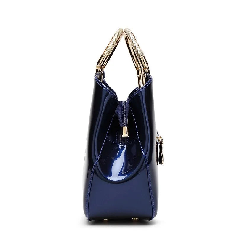 High-Quality Patent Leather Women's Bag