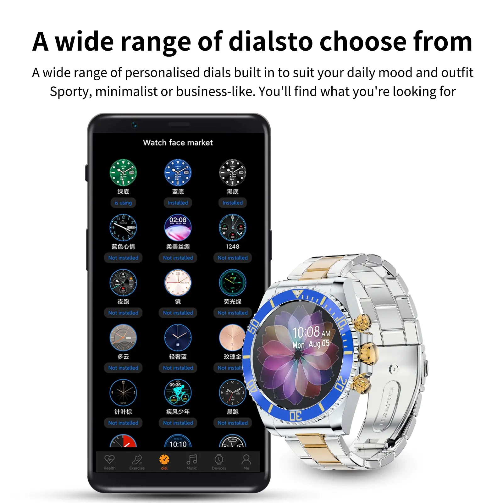 Pro Men’s Smartwatch – Fitness Tracker