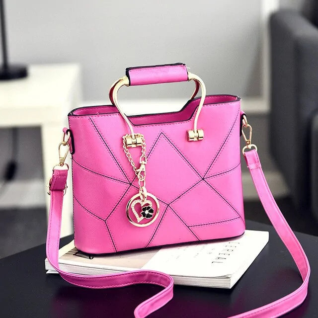 Luxury Geometric Messenger Bag