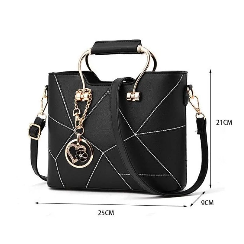 Luxury Geometric Messenger Bag