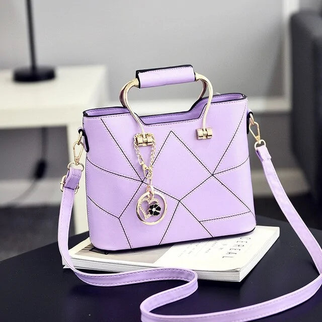 Luxury Geometric Messenger Bag