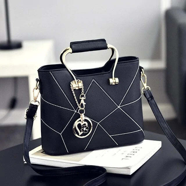 Luxury Geometric Messenger Bag