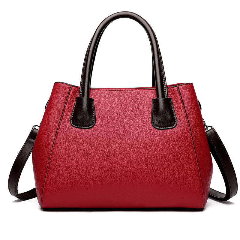 Soft Leather Large Shoulder Bag