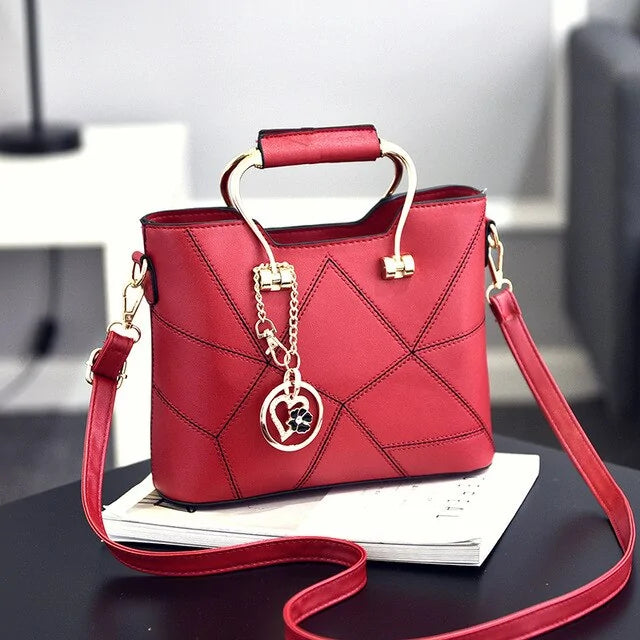 Luxury Geometric Messenger Bag