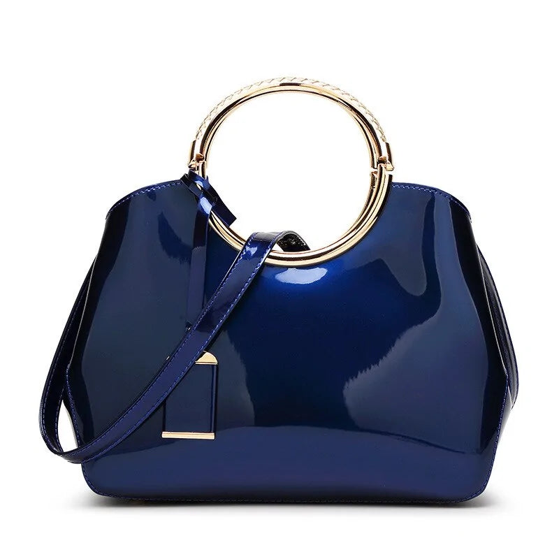 High-Quality Patent Leather Women's Bag