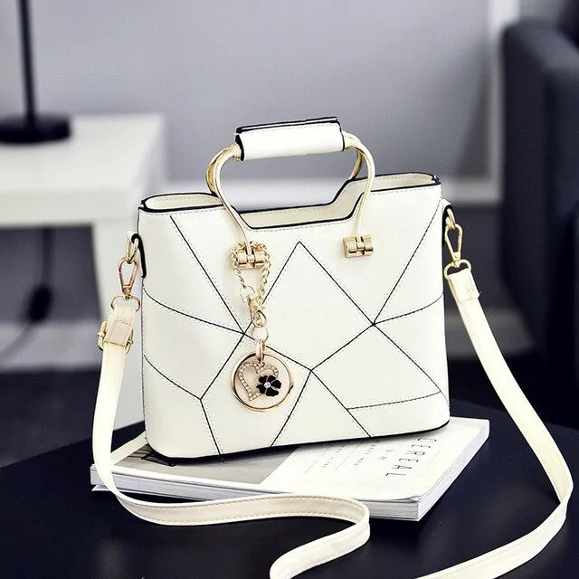 Luxury Geometric Messenger Bag