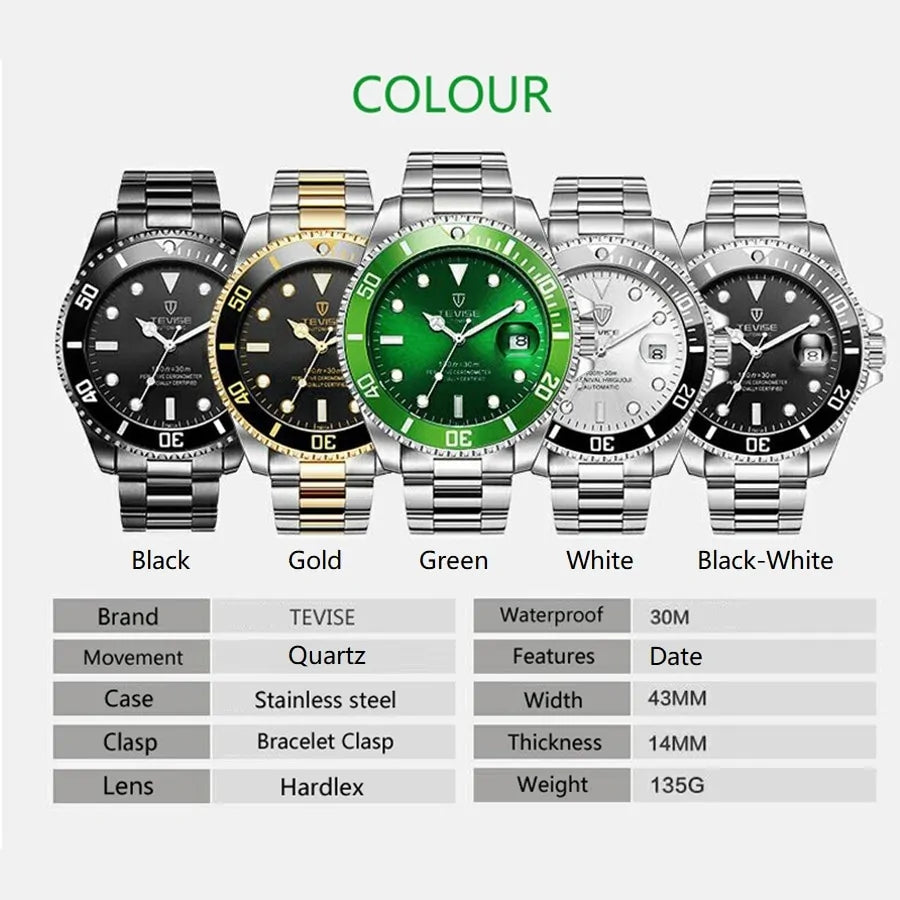 Luxury Men's Quartz Watch